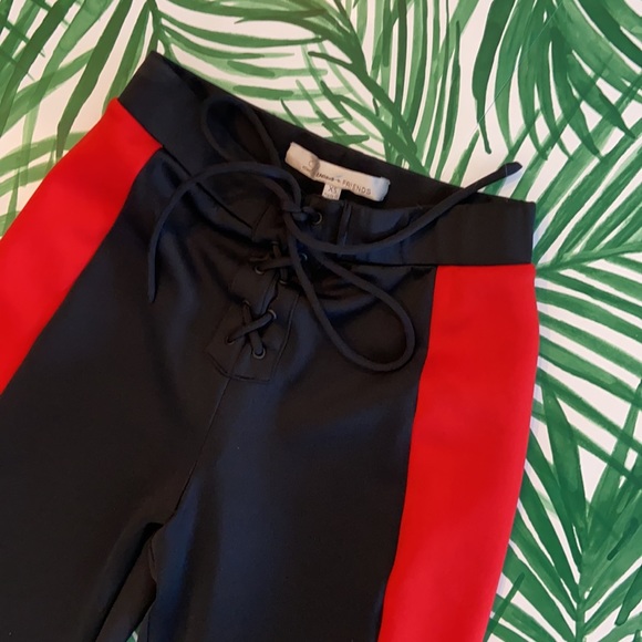 Football Inspired high waisted leggings - Picture 2 of 4